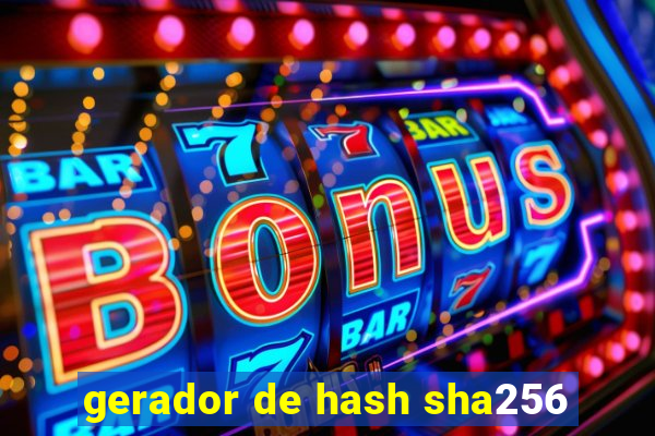 gerador de hash sha256